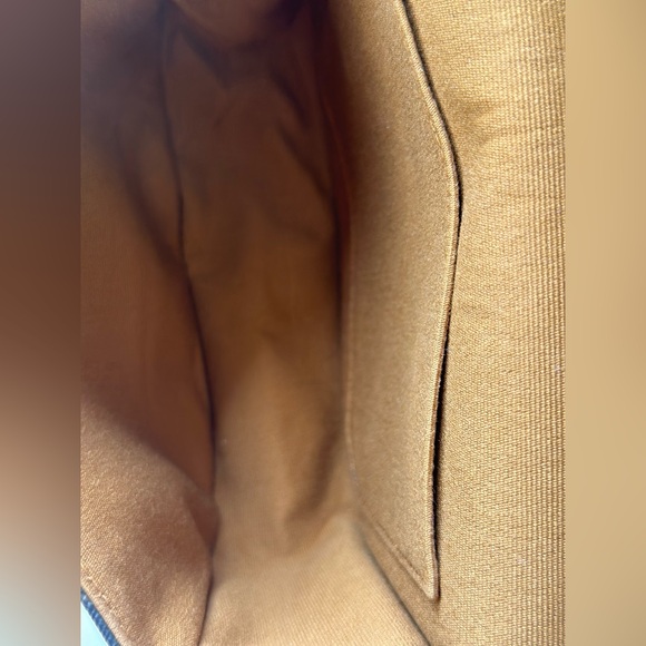 Celine Folco Bag In Triomphe Canvas And Calfskin Tan - Picture 11 of 12